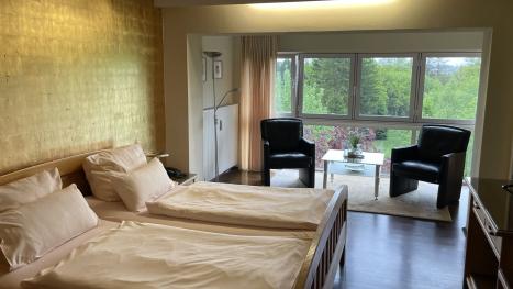 Das Bild zeigt ein Doppelzimmer